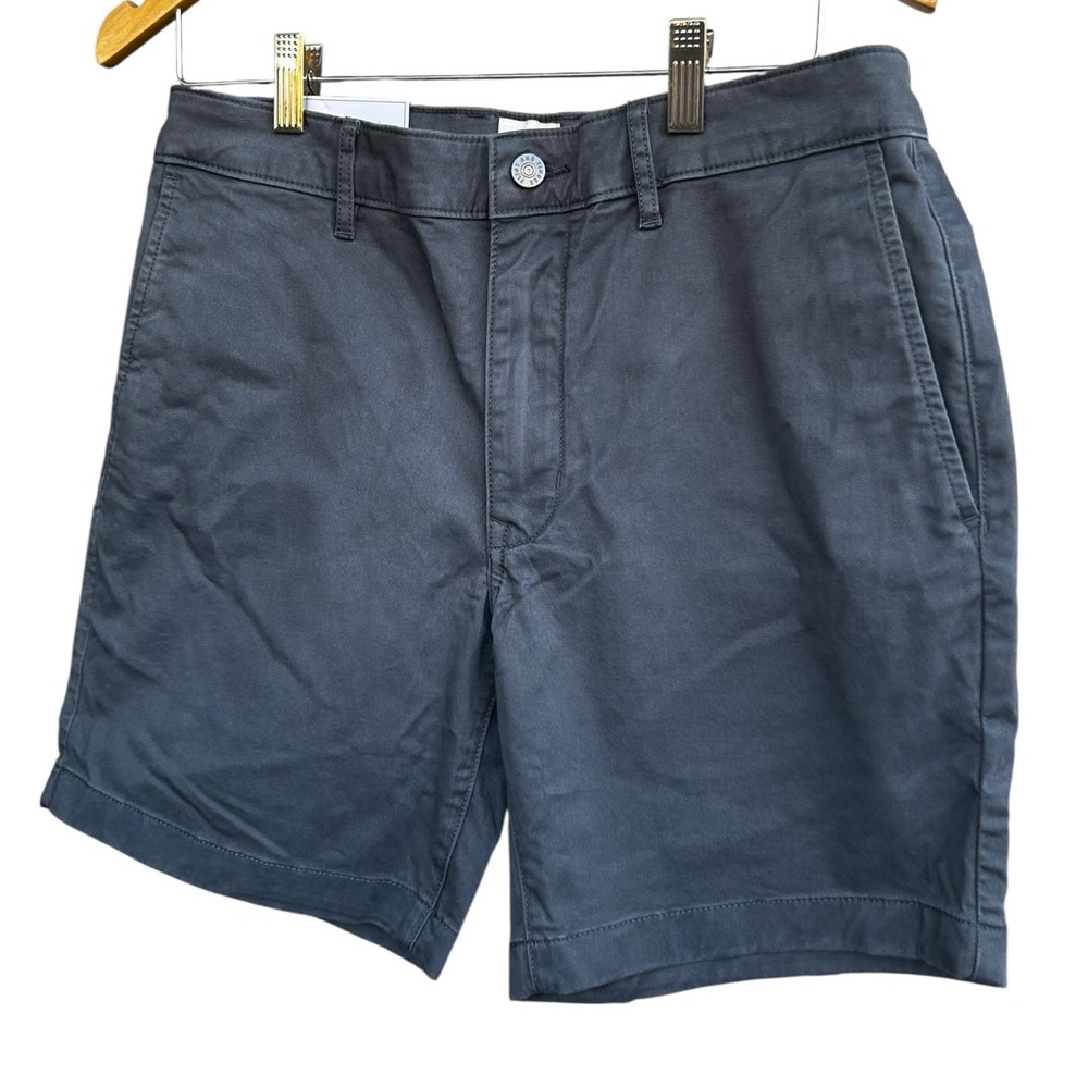 FLINT AND TINDER Gray Blue Men’s Casual‎ 365 Chino Shorts Sz 30x7" NWT